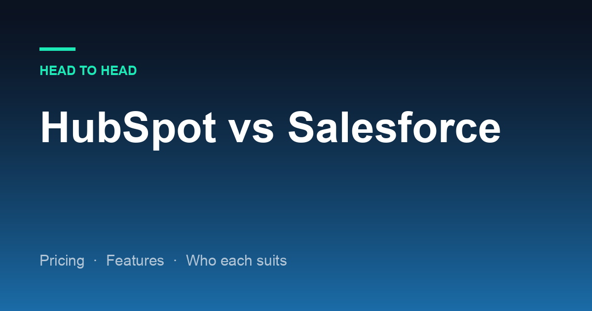 HubSpot vs Salesforce: Which CRM Fits Which Company?