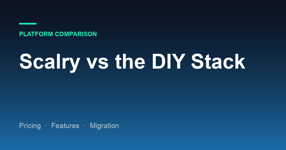 Scalry vs the DIY Stack: What Mailchimp, Calendly and Zapier Really Cost