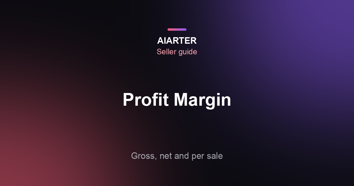 How to Calculate Profit Margin (2026): Formula and Examples for Online Sellers