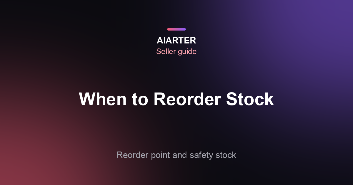 How to Calculate Reorder Point and Safety Stock (With Examples)