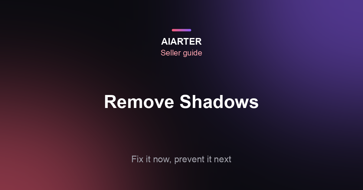 How to Remove Shadows from Photos (2026): iPhone, Android, Lightroom and AI