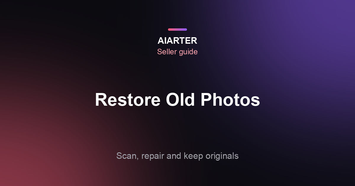 How to Restore Old Photos with AI (2026): Scanning, Repair and What AI Gets Wrong