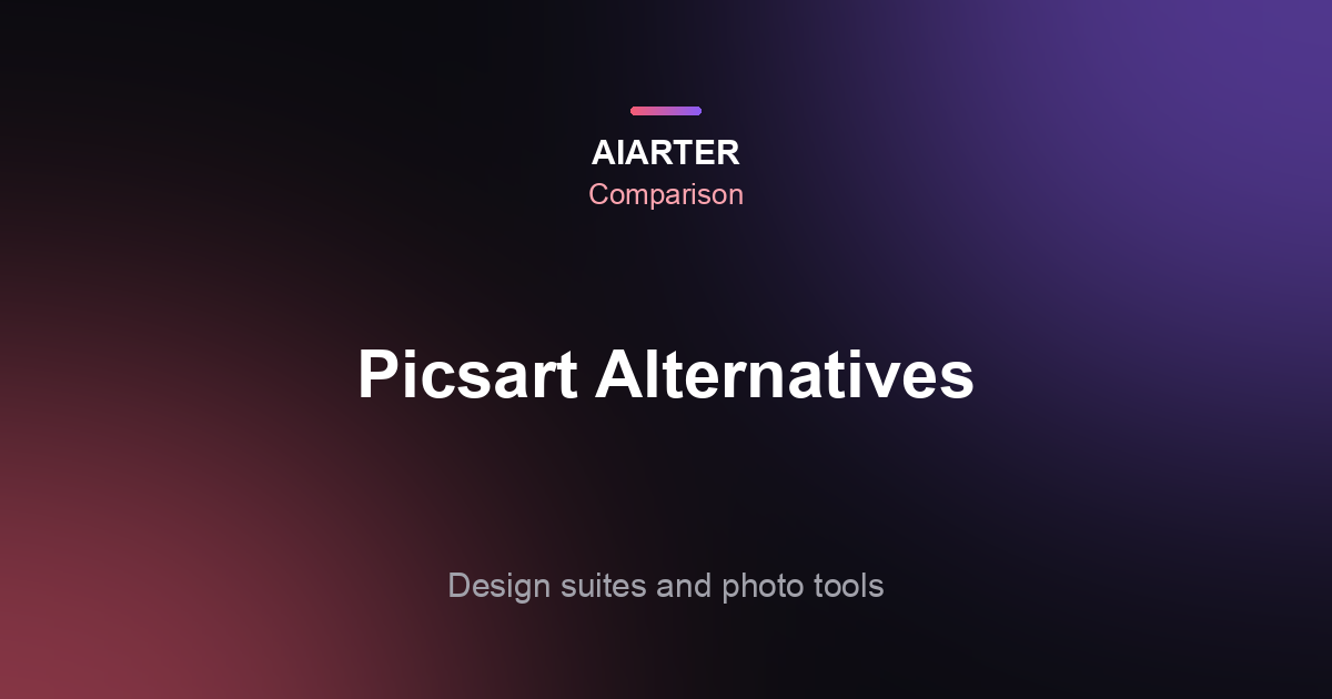 Picsart Alternatives (2026): 5 Tools Compared for Sellers and Creators