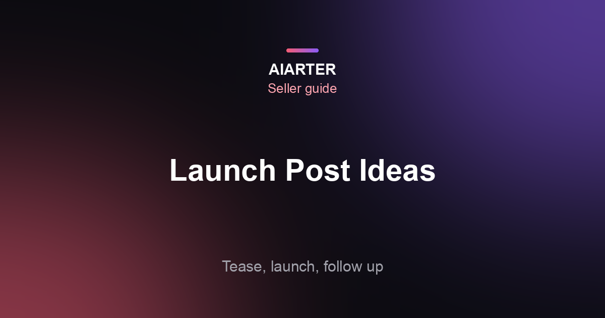 Product Launch Social Media Post Ideas (2026): 20 Posts and a Schedule