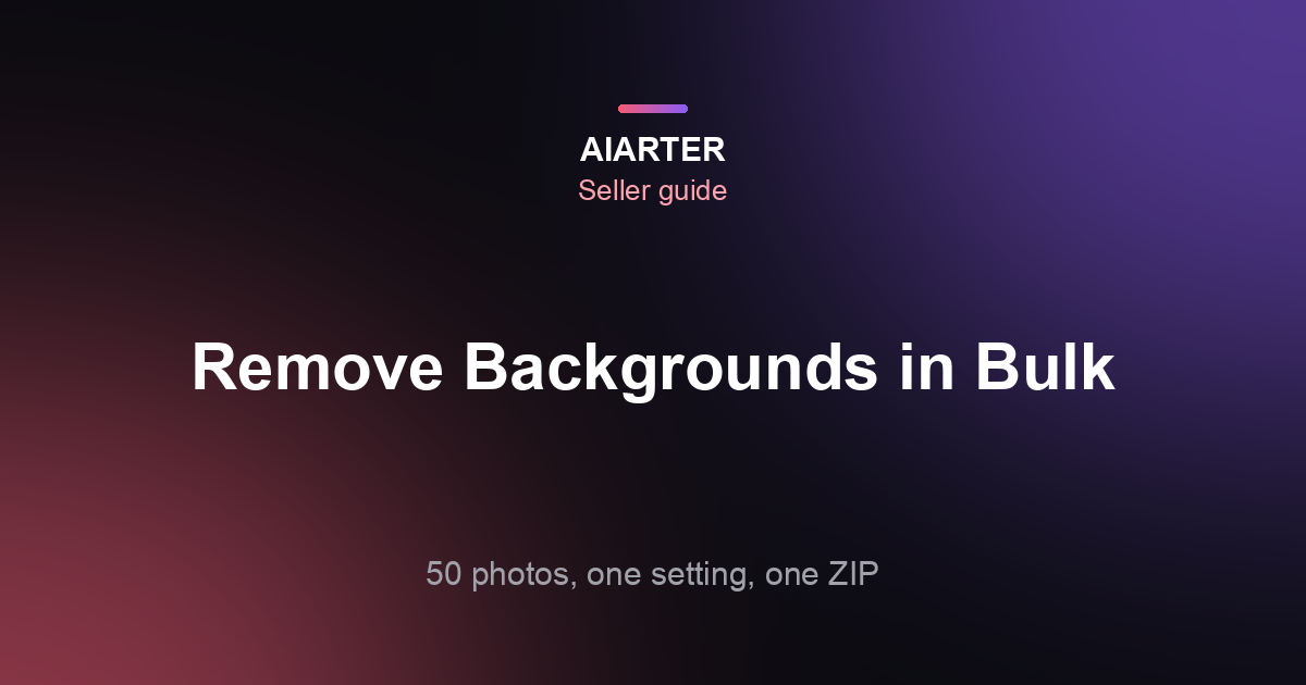 How to Remove the Background From Multiple Images at Once